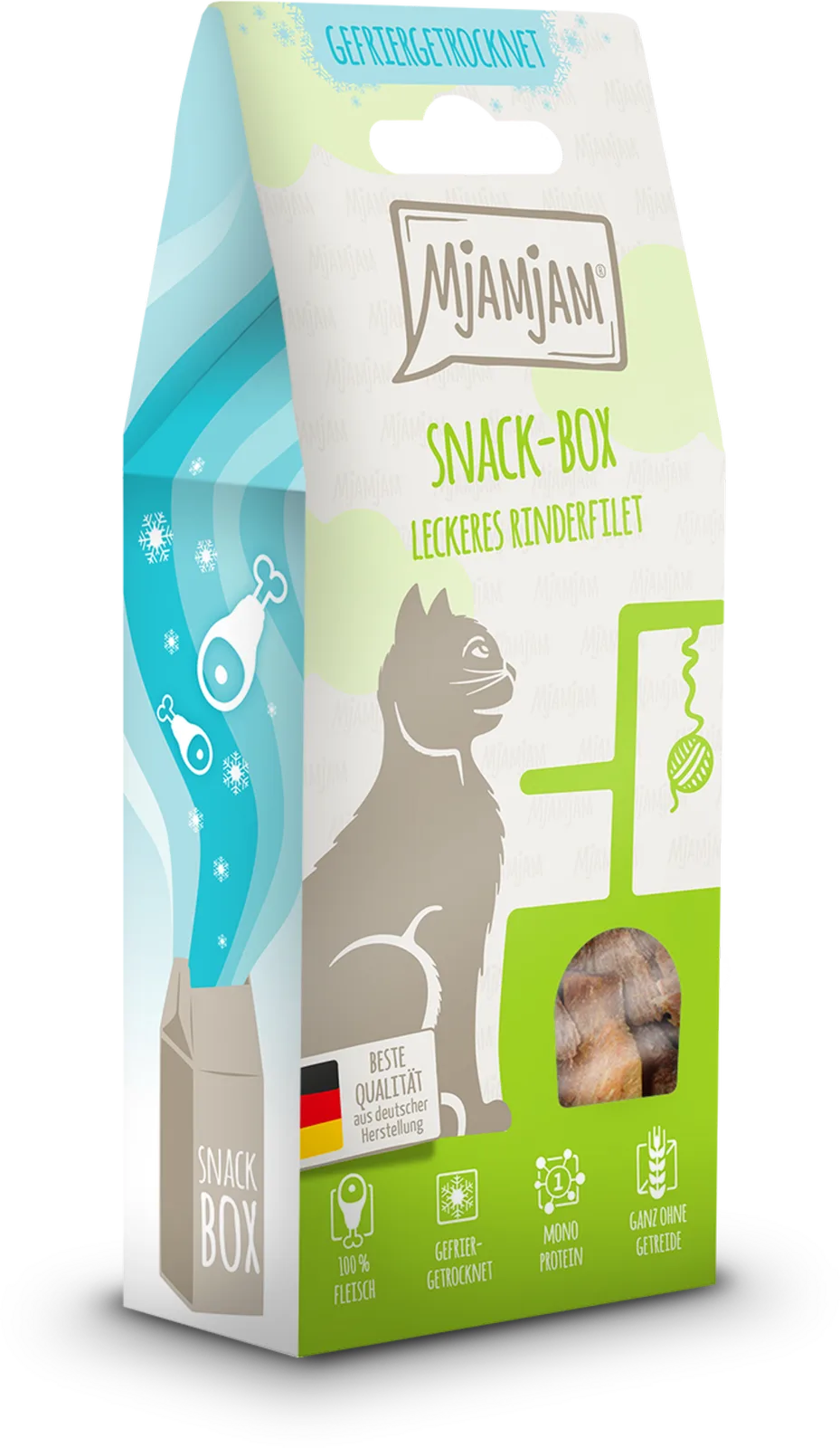 Snackbox Rinderfilet - 35 g von MjAMjAM – Produktfoto