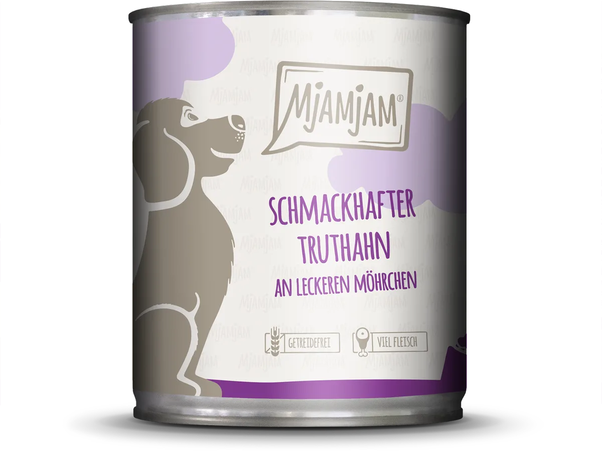 Truthahn und Karotte - 800 g fra MjAMjAM – produktbillede