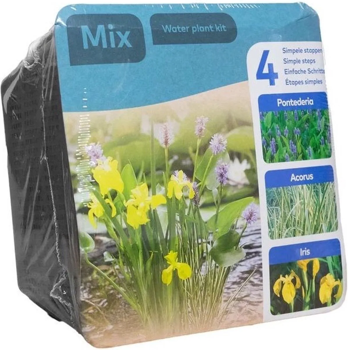 Droogverpakking Vijverplant Mixmand Met 3 Planten från Moerings i Gul – produktbild