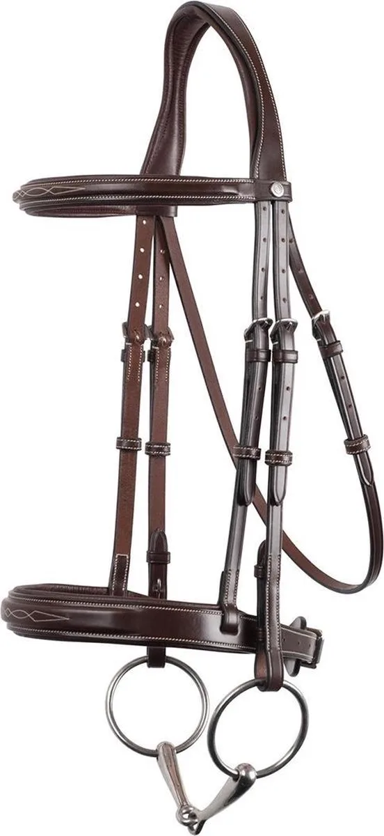Hoofdstel Hunter - Brown - extra Full fra Montar – produktbillede