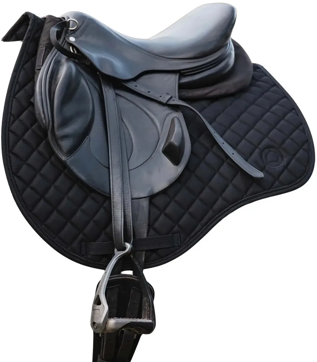 Springzadeldek voor paarden Montar Fair de Montar en Noir – photo produit