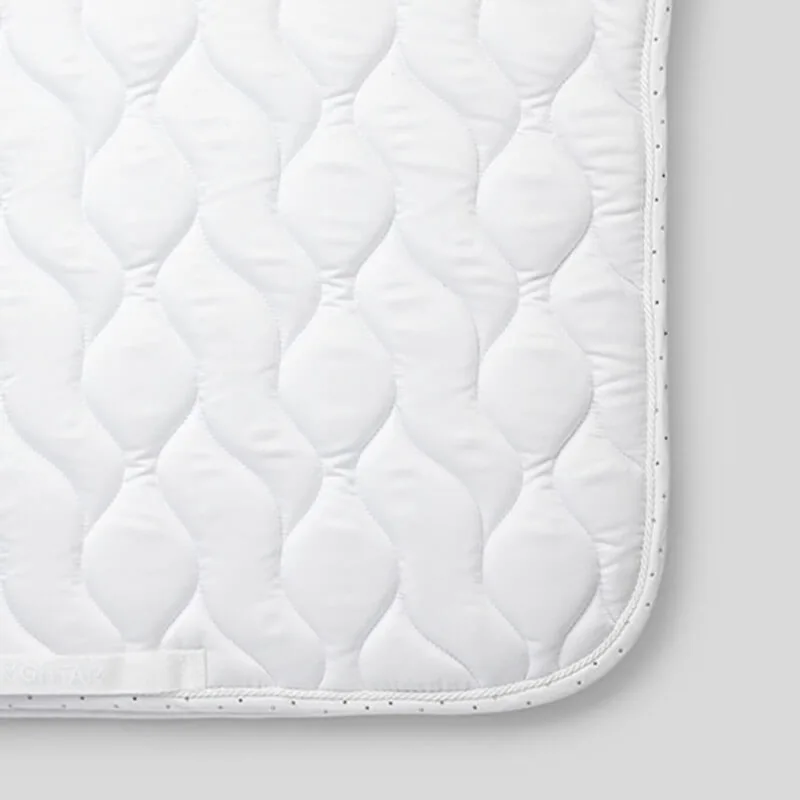 Zadeldek Montar Fair Crystals - Cob de Montar en Blanc – photo produit
