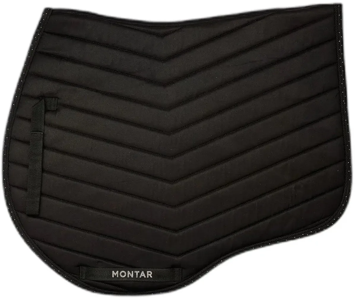 Zadeldek voor paarden Montar Fair Jump von Montar in Schwarz – Produktfoto
