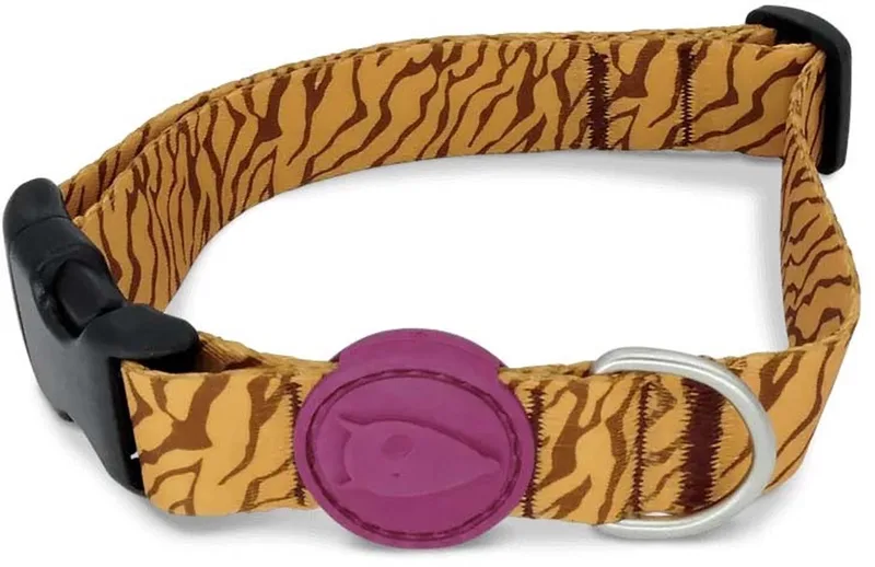 Halsband Hond - Gerecycled - Jungle Drum - 43-70X2.5 cm de Morso en Vert – photo produit