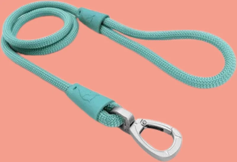 Hondenriem Regular Rope - Gerecycled - 120X1 cm by Morso in Aquamarine Blauw – product photo