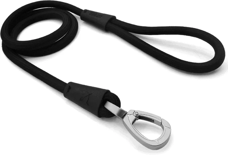 Hondenriem - Soft Rope - Gerecycled - Black - 120X1 cm by Morso in Black – product photo