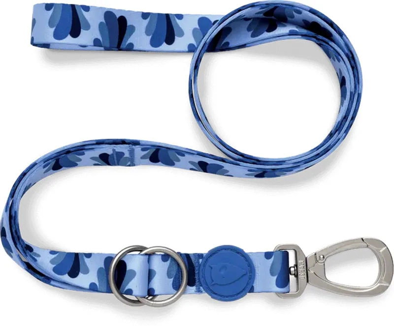 Hondenriem - Verstelbaar - Gerecycled - 75-230X1,5 cm von Morso in Splash Blauw – Produktfoto