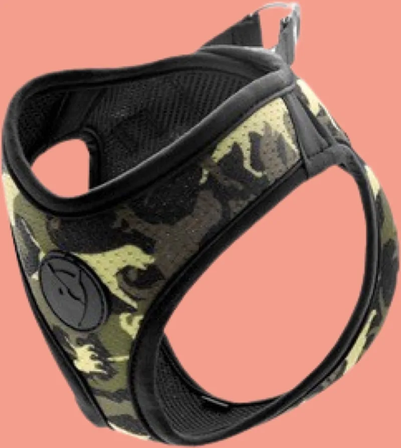Hondentuig Body Mesh Gerecycled Full Metal Dog Bruin by Morso in Blue – product photo