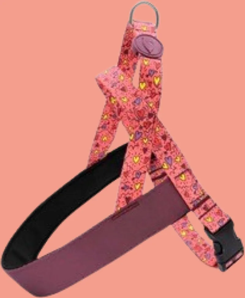 Norwegian Hondentuig Gerecycled Roze von Morso in Pink Think – Produktfoto