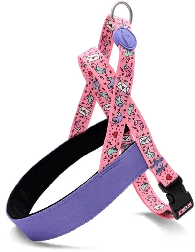 Norwegian Hondentuig Gerecycled Sweet Tweet Roze by Morso in Blue – product photo