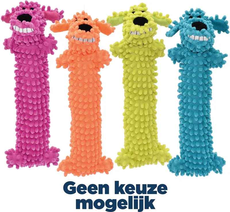 Hondenspeeltje Pluche Multipet - Loofa Floppy Moppy Jumbo 45.5 cm - Kleurrijk en Zacht Assorti by Multipet in Blue – product photo