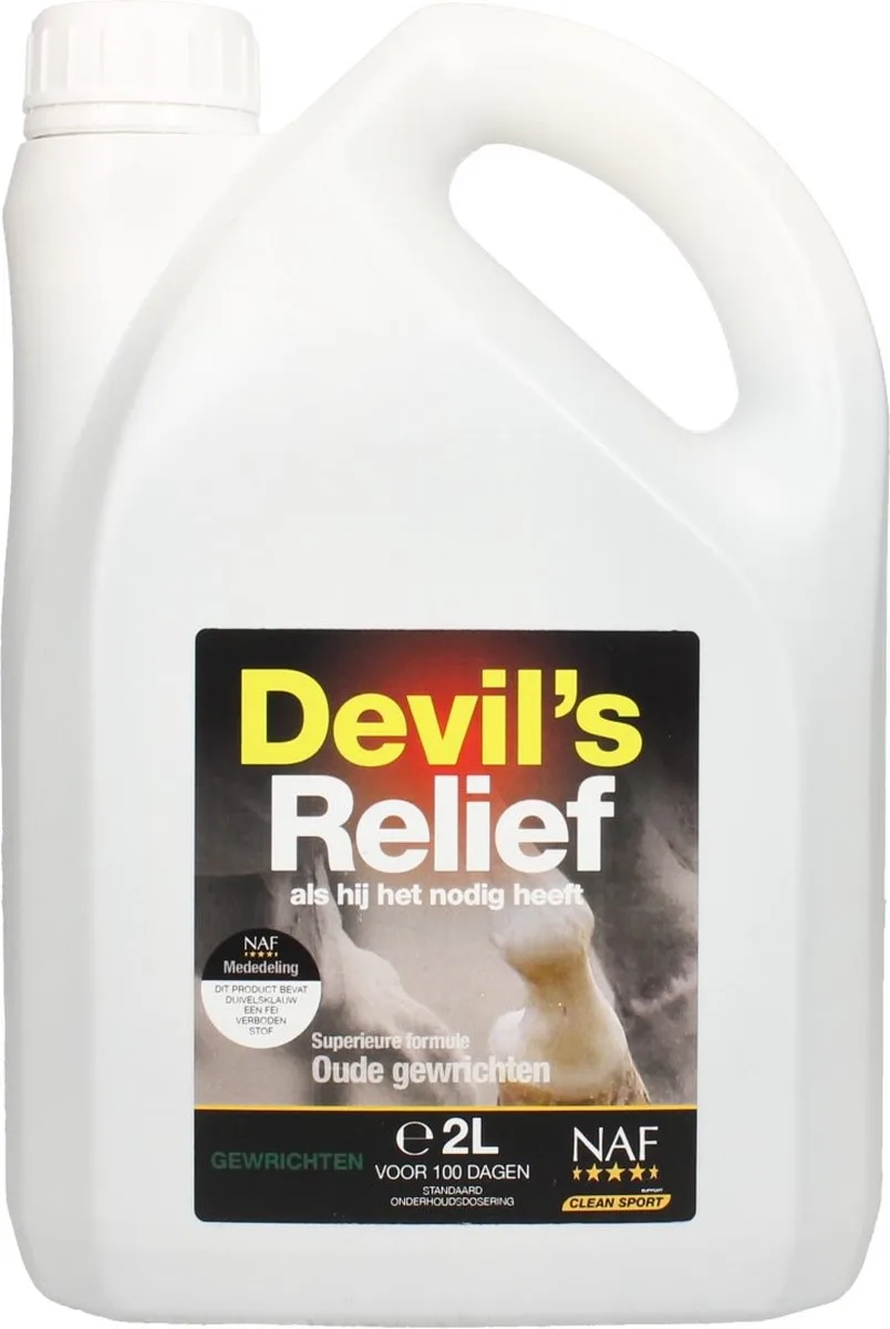 Devil's Relief - Extra Comfort & Ondersteuning - 2 Liter de NAF – photo produit
