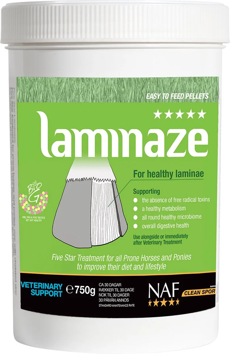 Laminaze - Ondersteuning Weideseizoen - 750 gram van NAF – productfoto