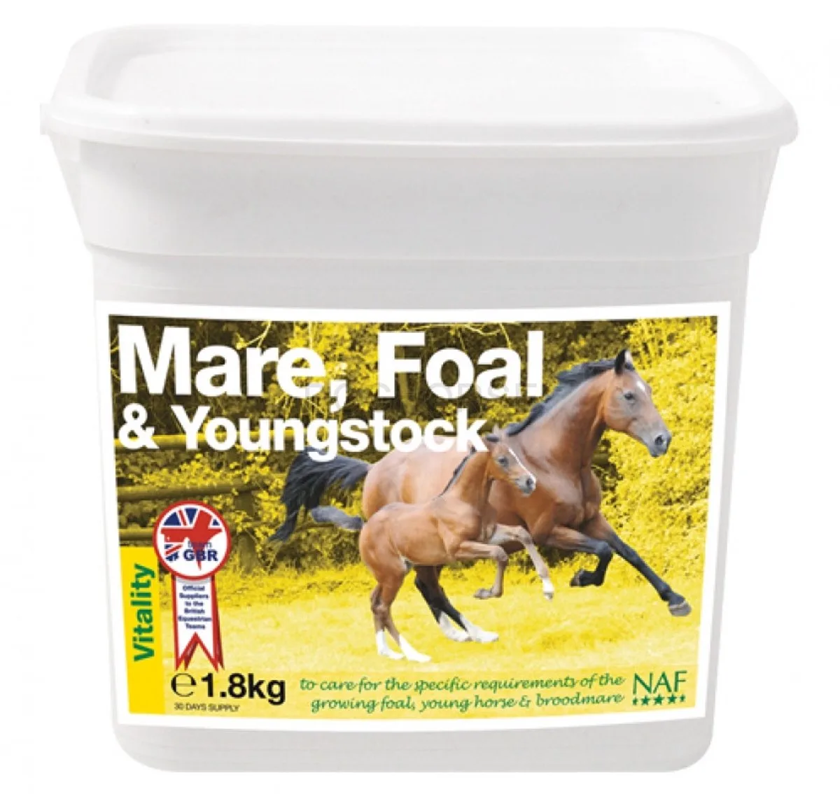 Merries, Veulen en opgroeiende paarden-3,6kg van NAF – productfoto