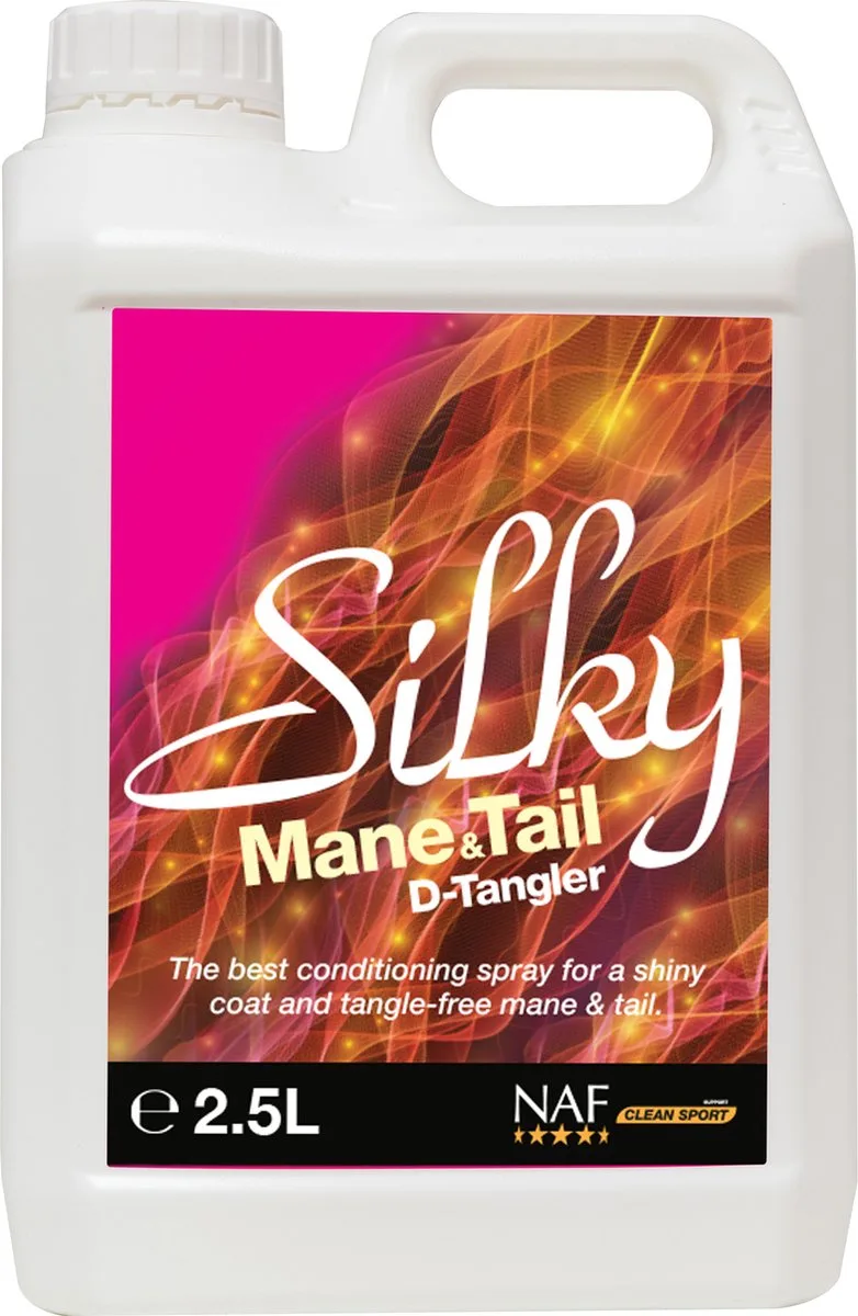 Silky Mane & Tail D-tangler - Antiklit - Navulverpakking - 2.5 Liter van NAF – productfoto