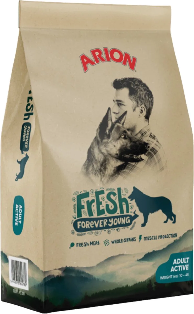 Arion hondenvoer Fresh Adult Active 12 kg - Hond by Natural Health – product photo