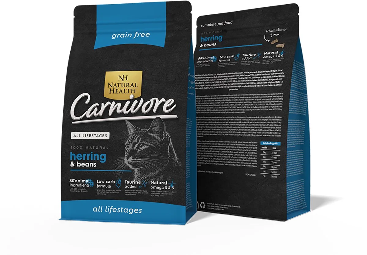 Carnivore Fish & Beans 400gr. från Natural Health – produktbild