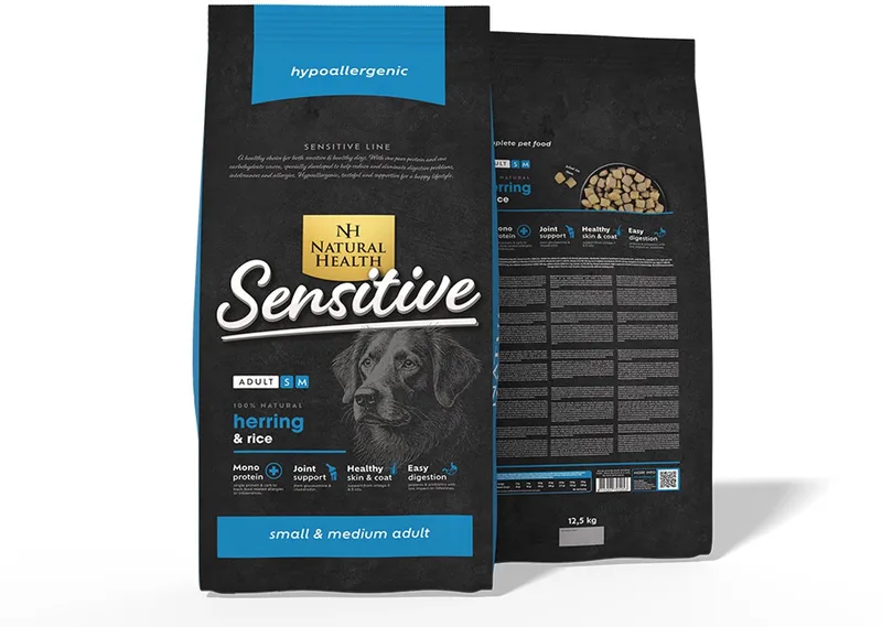 Droogvoer Natural Health Dog Vis en Rijst 12.5 Kg de Natural Health – photo produit