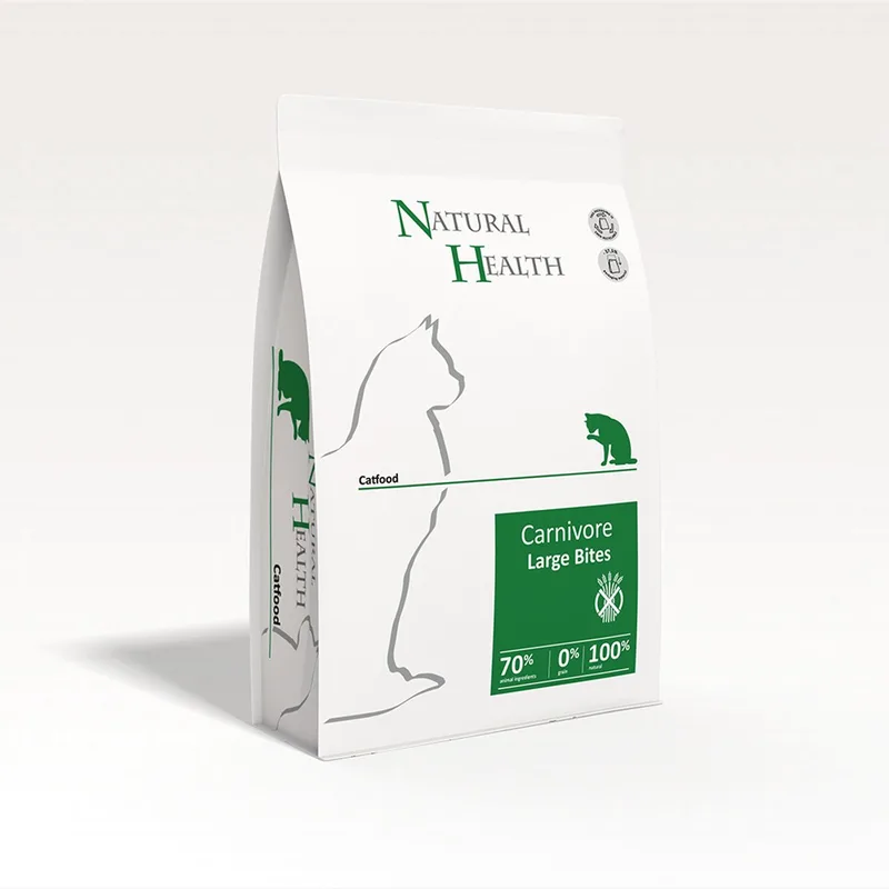 graanvrij kattenvoer Adult Carnivore Large Bite 2 kg - Kat fra Natural Health – produktbillede