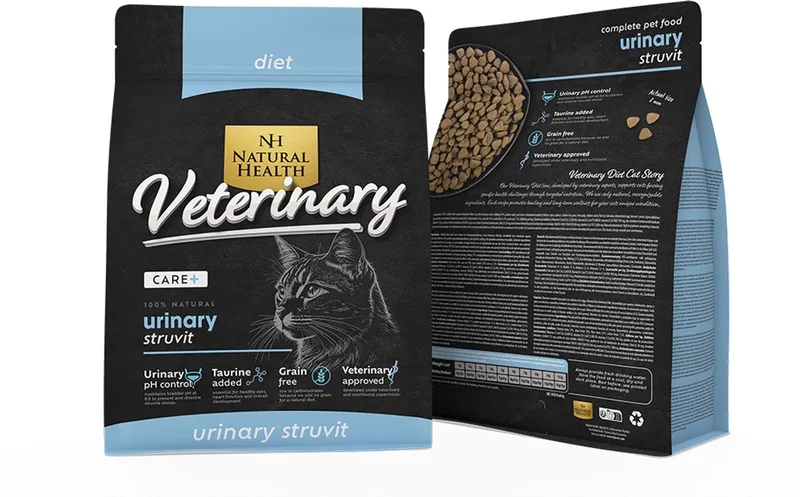 graanvrij kattenvoer Veterinary Diet Urinary Struvit 10 kg - Kat de Natural Health – photo produit