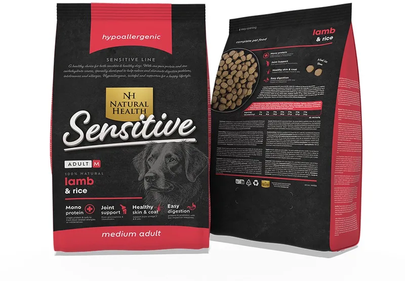 hondenvoer Lamb & Rice Adult 1,75 kg - Hond de Natural Health – photo produit