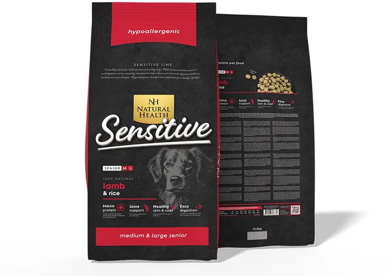 hondenvoer Senior Lam 12,5 kg - Hond by Natural Health – product photo