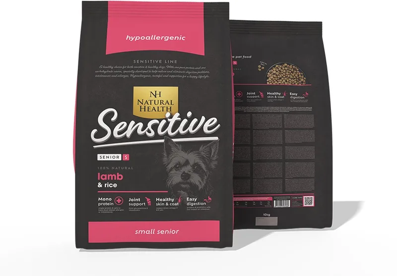 hondenvoer Senior Lam Small Bites 10 kg - Hond by Natural Health – product photo