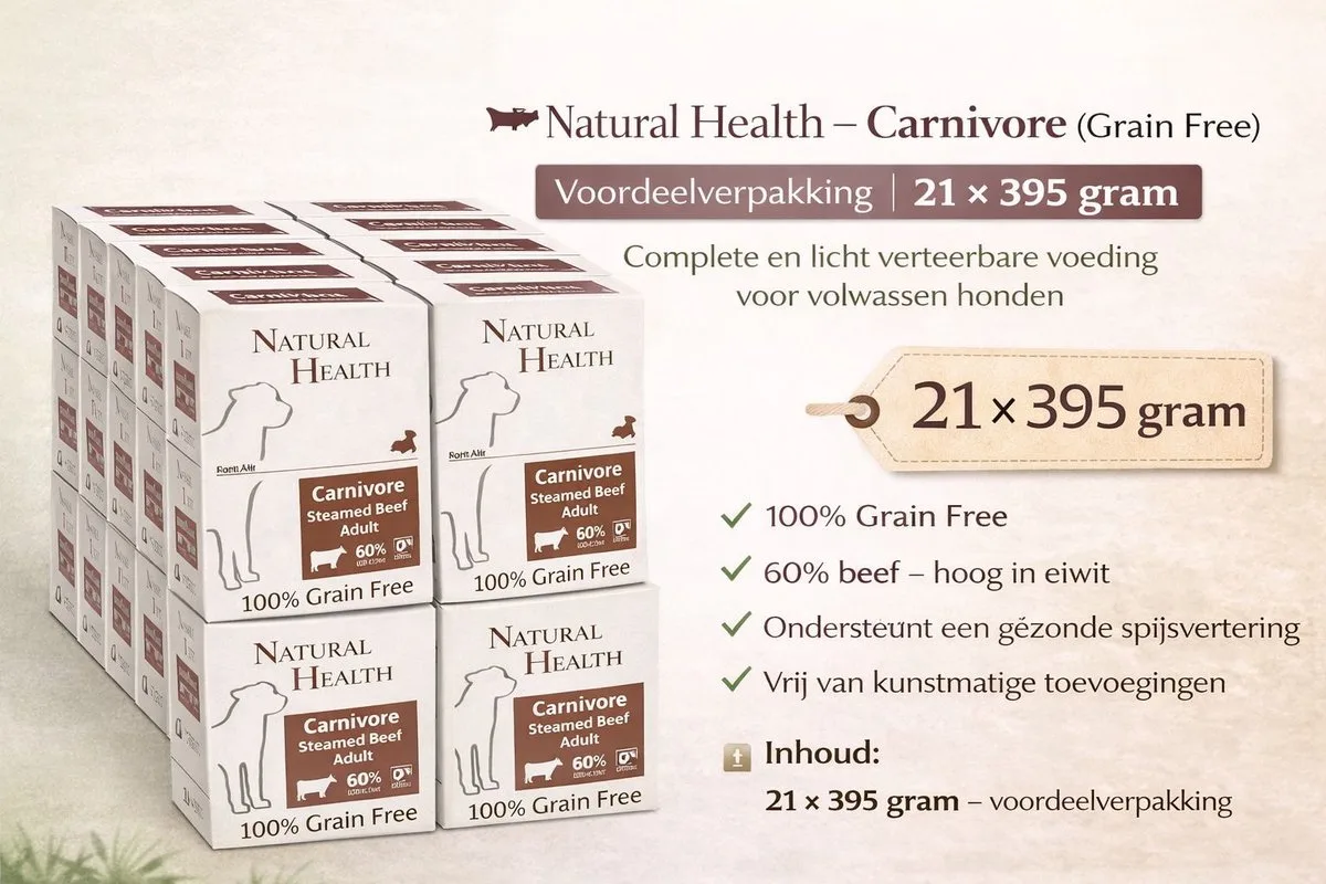 Steamed Carnivore Beef - 21x 395gram de Natural Health – photo produit