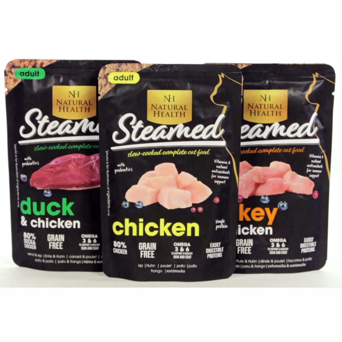 Steamed Mixed Grill 12 x 85gr. van Natural Health – productfoto