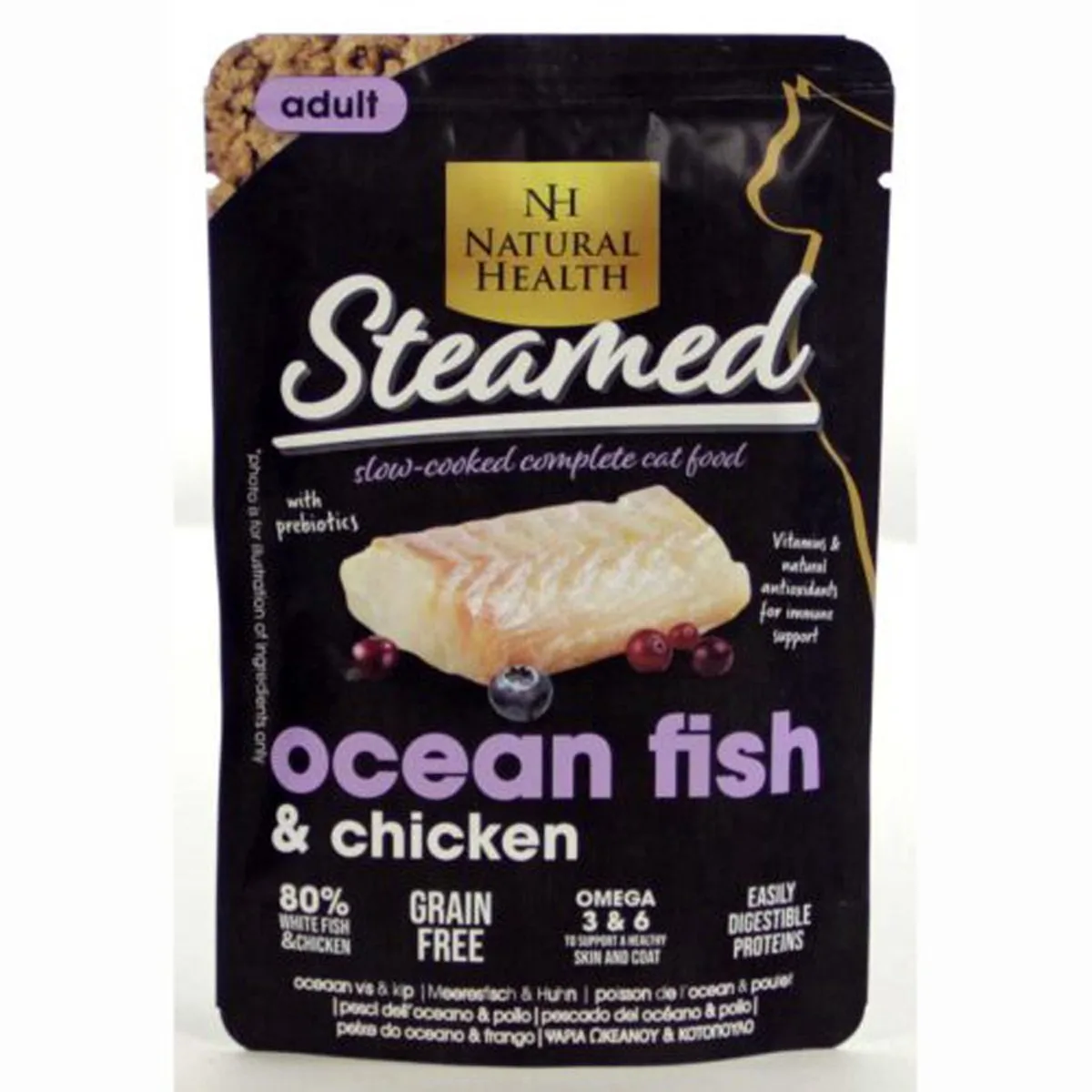 Steamed Ocean Fish 85gr. van Natural Health – productfoto