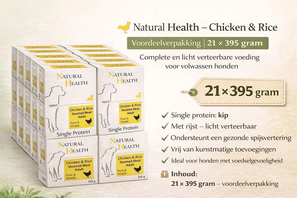 Steamed P&S Chicken & Rice - 21x 395gram de Natural Health – photo produit