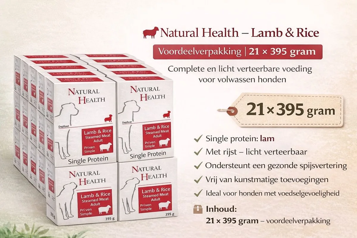 Steamed P&S Lamb & Rice - 21x 395gram de Natural Health – photo produit