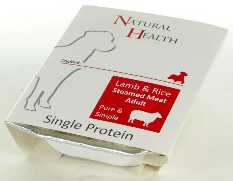 Steamed Single Protein Lam en Rijst de Natural Health – photo produit