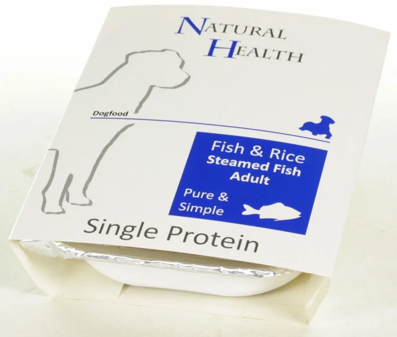 Steamed Single Protein Vis en Rijst de Natural Health – photo produit
