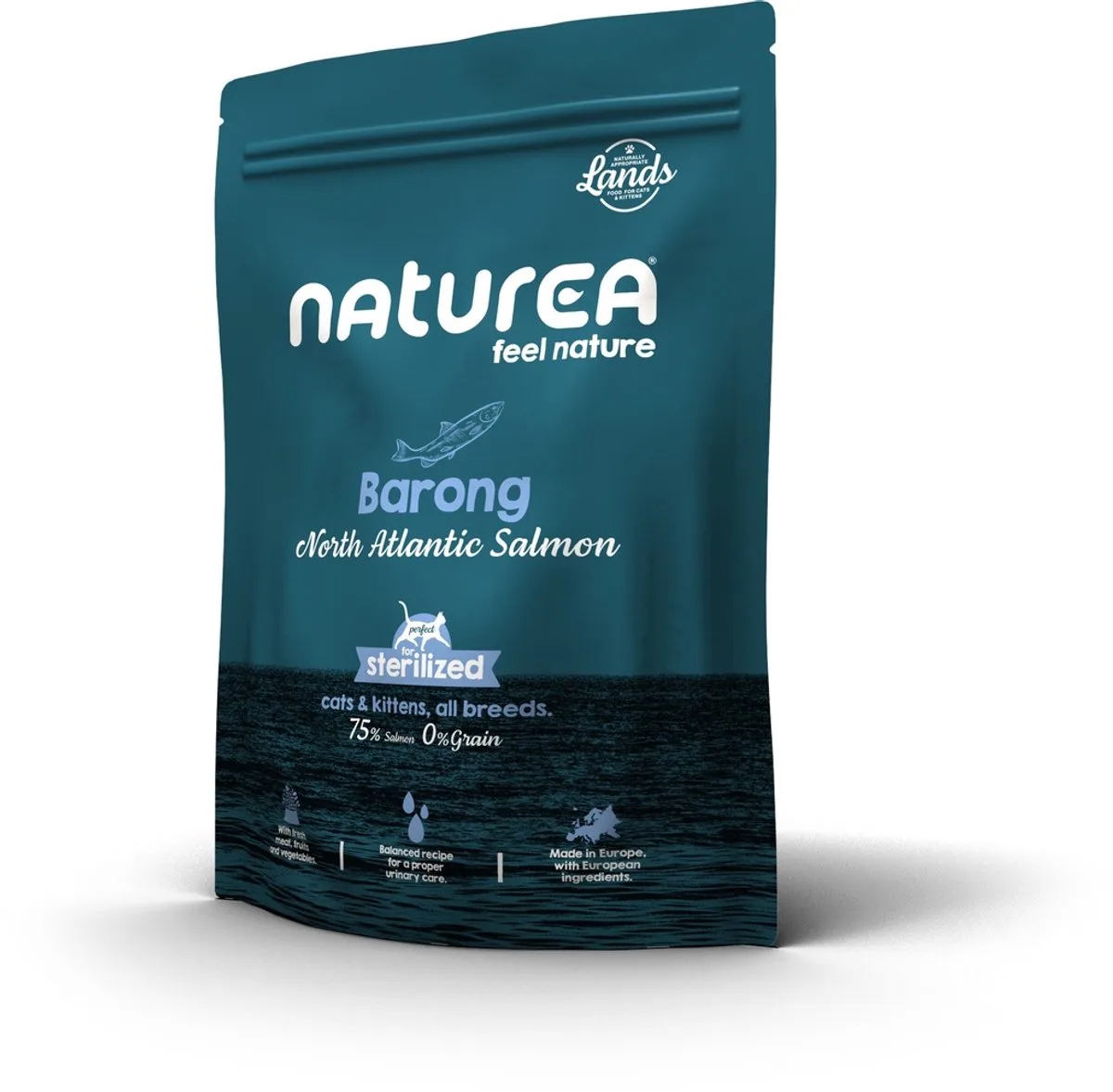 Cat Lands Salmon 350 gr by Naturea – product photo