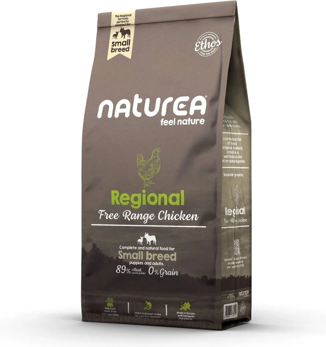 Grainfree Dog Regional Small Breed Chicken 7 kg - Hond de Naturea – photo produit