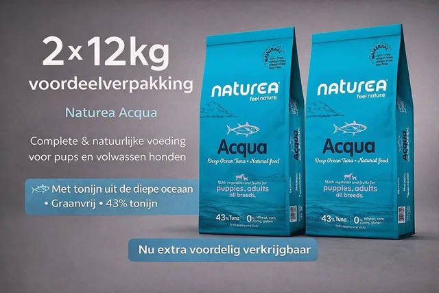 Naturals Tuna - 2x 12 KG Voordeelverpakking - Hondenvoer