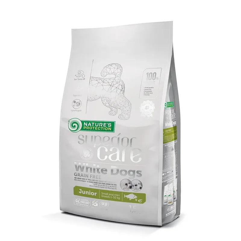 Graanvrije Hondenvoeding Met Vis Voor Puppy´s 1.5kg by Nature's Protection – product photo