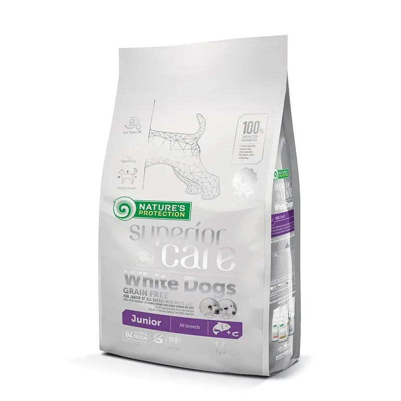 Graanvrije Zalm Hondenvoer Voor Witte Puppy´s 1.5kg by Nature's Protection – product photo