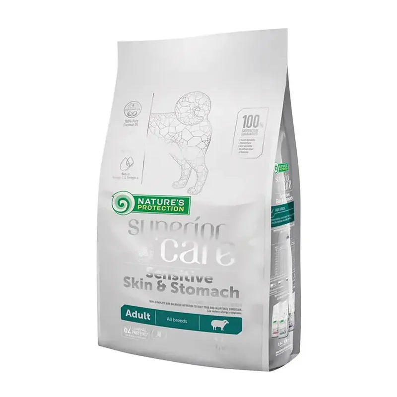 Nourriture Pour Chiens Adultes à Peau Et Estomac Sensibles 1.5kg de Nature's Protection – photo produit