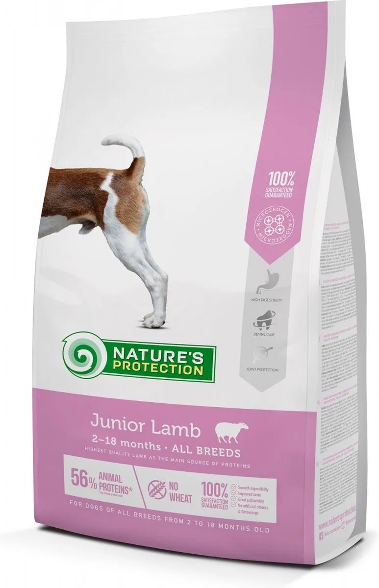 Nature Nourriture Pour Chien Junior Agneau 7.5 Kg de Nature's Protection – photo produit