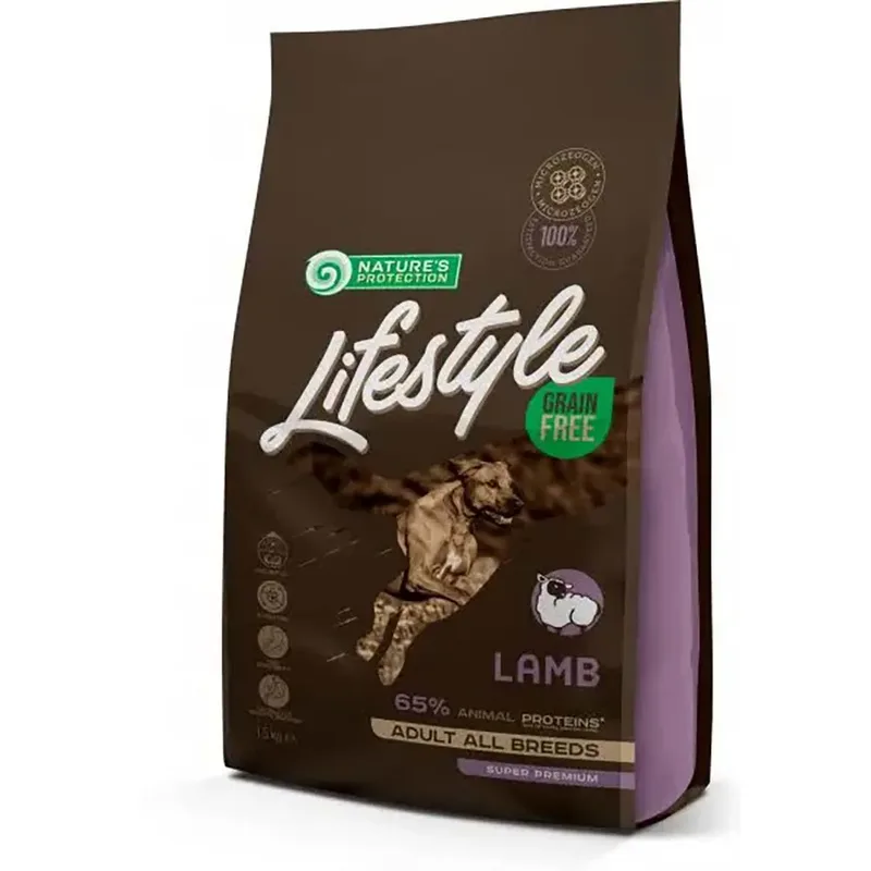 Nourriture Pour Chien à L´agneau Lifestyle Adult 1.5kg by Nature's Protection – product photo