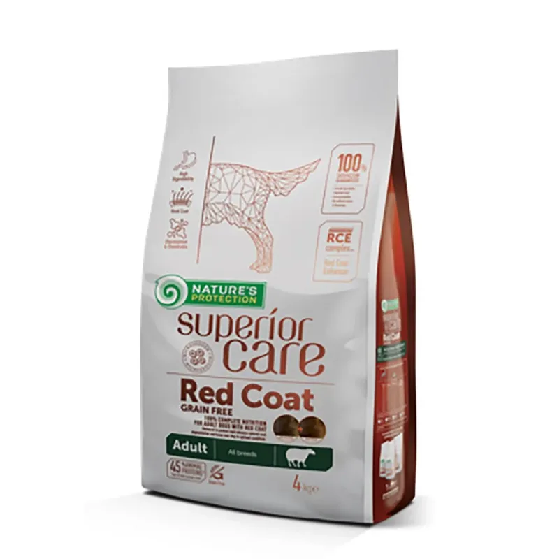 Nourriture Pour Chiens Adultes Red Dog Sans Céréales à L´agneau 10kg de Nature's Protection – photo produit