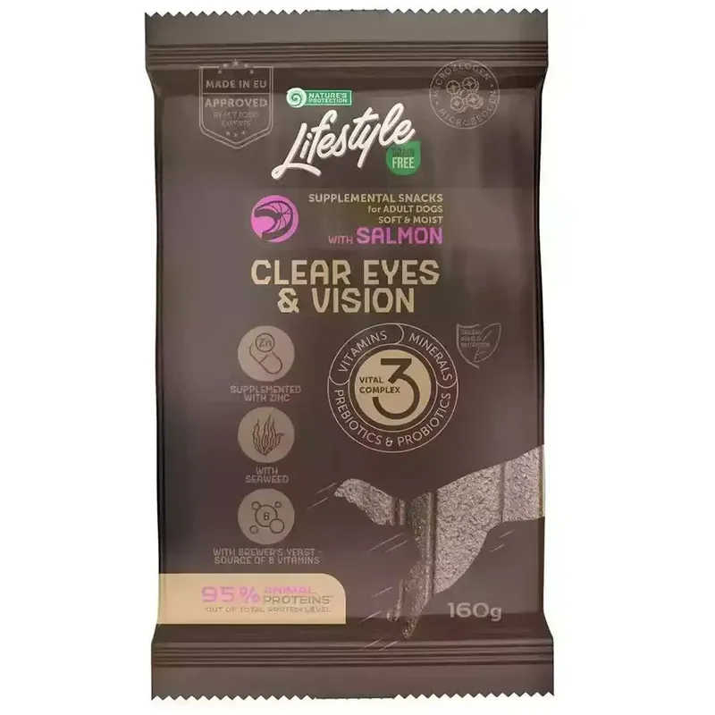 Snack Lifestyle Grain Free eye Cleaning Hondenvoer 160g by Nature's Protection – product photo