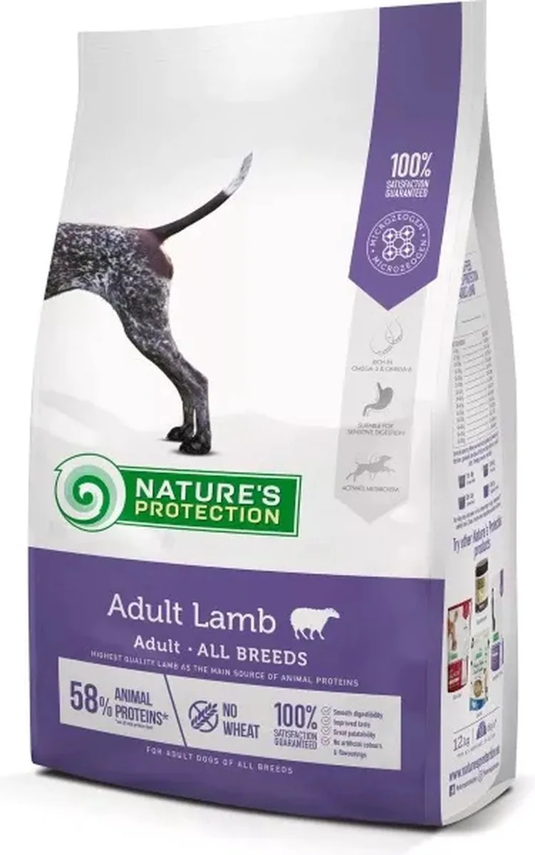 Super Premium - HOND - Alle rassen - Adult - met lam - 18kg från Nature's Protection – produktbild