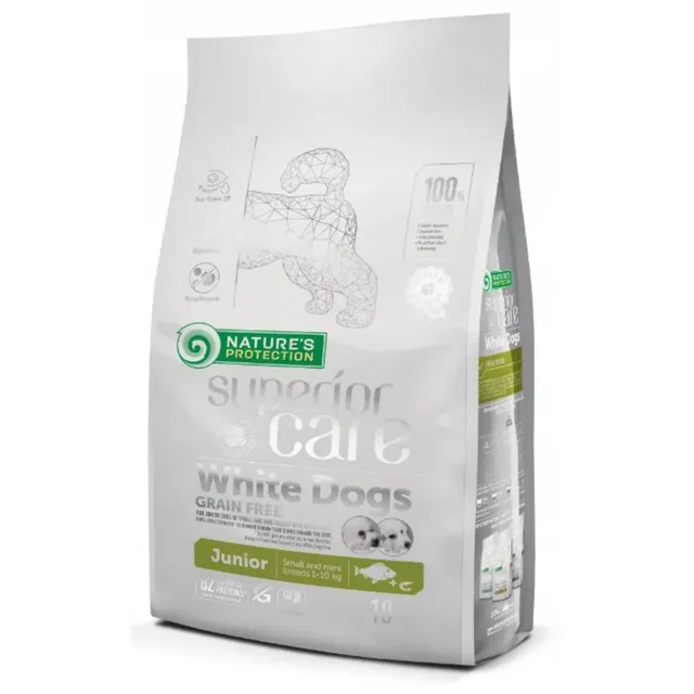 Superieure Verzorging Witte Honden Graanvrij Junior Small Witvis Hondenvoer 10kg