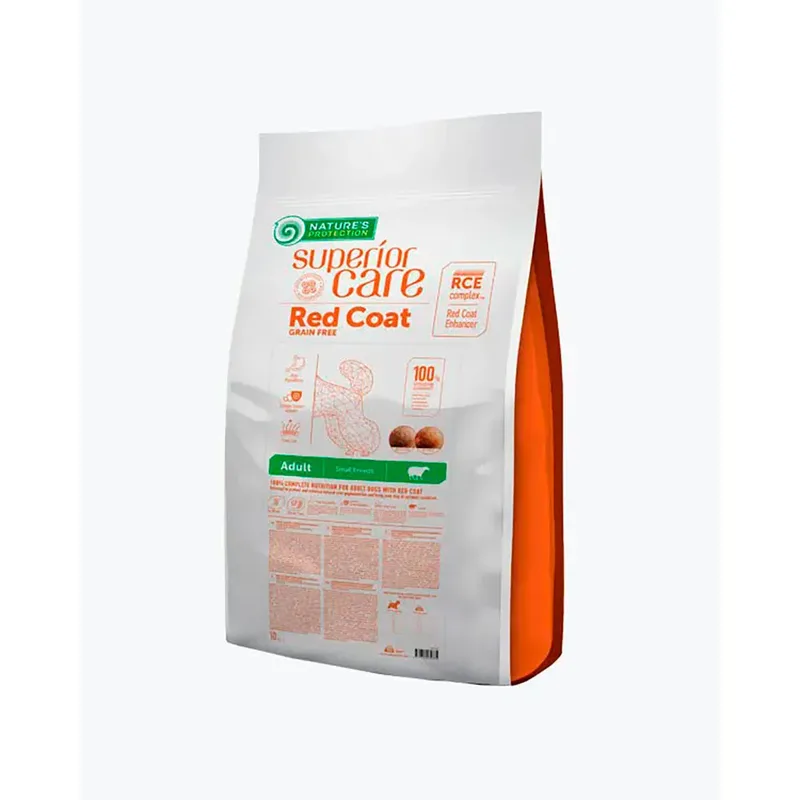 Superior Care Rode Vacht Hondenvoer Voor Volwassen Kleine Rassen Met Lam 10kg by Nature's Protection – product photo