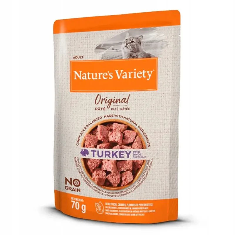 Feline Adult Original Truthahn 12x70g Katzenfutter by Nature's Variety – product photo