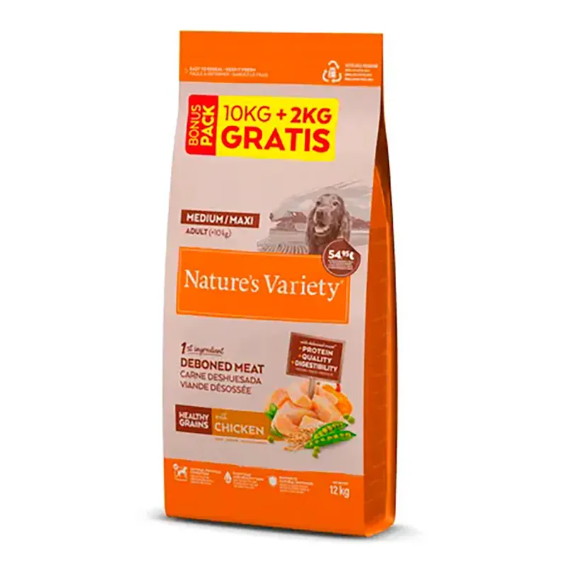 Gezonde Granen Medium/maxi Hondenvoer Kip 10+ 2kg by Nature's Variety – product photo