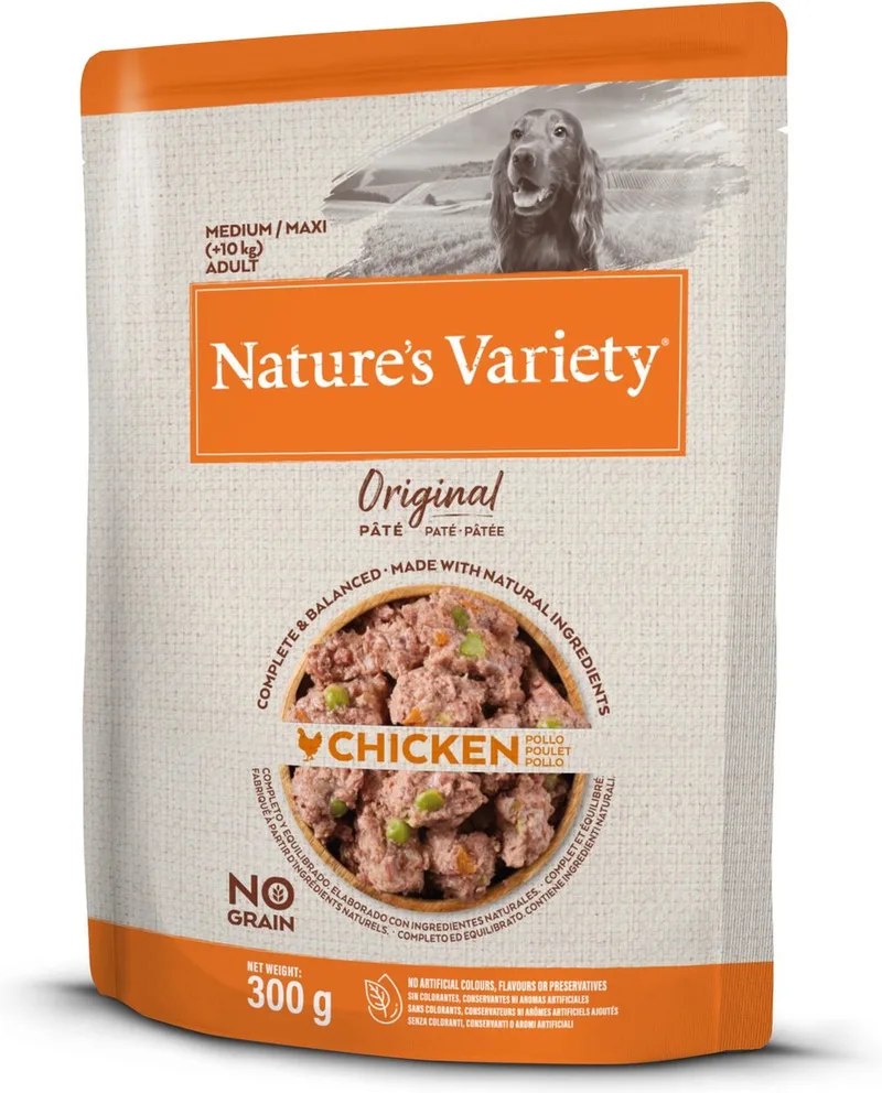 Hondenvoer Natures Variety - Graanvrij Natvoer Kip 300g - Volledige Voeding voor Volwassen Honden von Nature's Variety – Produktfoto